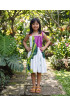 Hand Painted Rayon Kids Dress